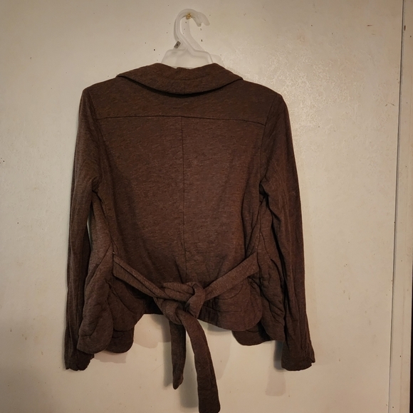 BCBGMaxAzria Brown Open Cardigan Tie Belt Size XXS - Picture 2 of 10